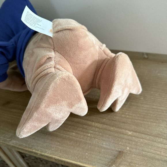 Vintage  E. T. Extra Terrestrial Plush Doll Blue Jacket 16” Universal Studios - Picture 7 of 7